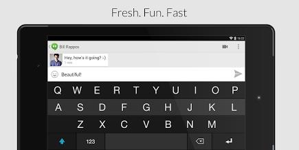 Fleksy Keyboard для Prestigio скриншот 2